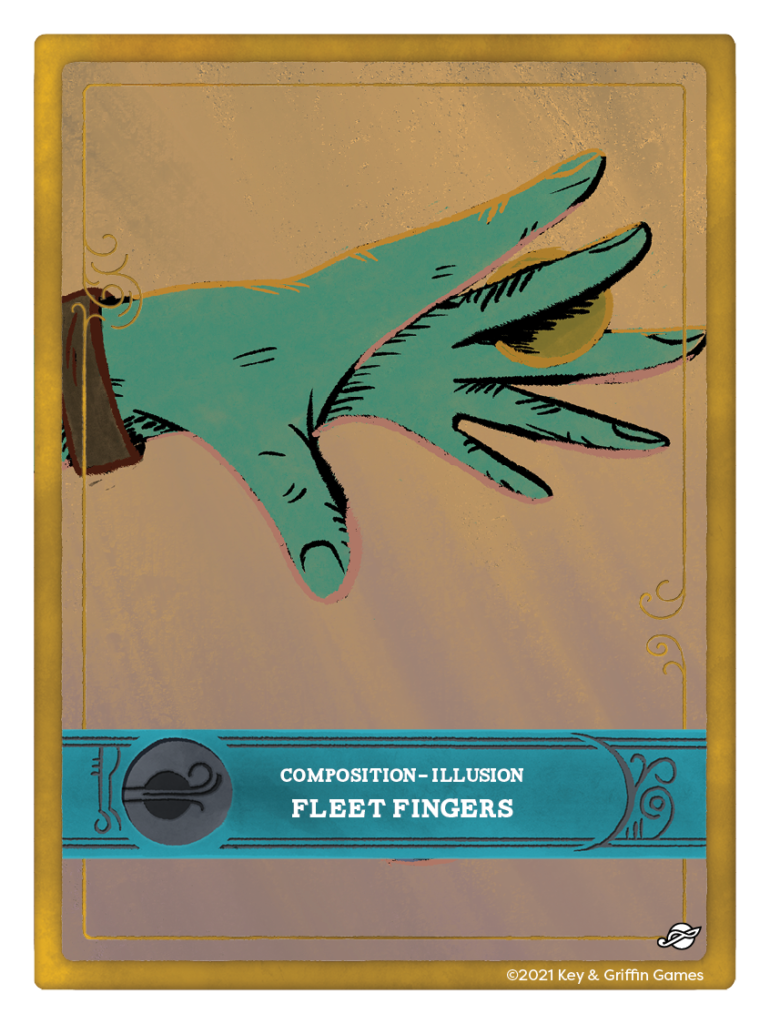 Card Bard Series 1 - Fleet Fingers NFT - Key & Griffin Games
