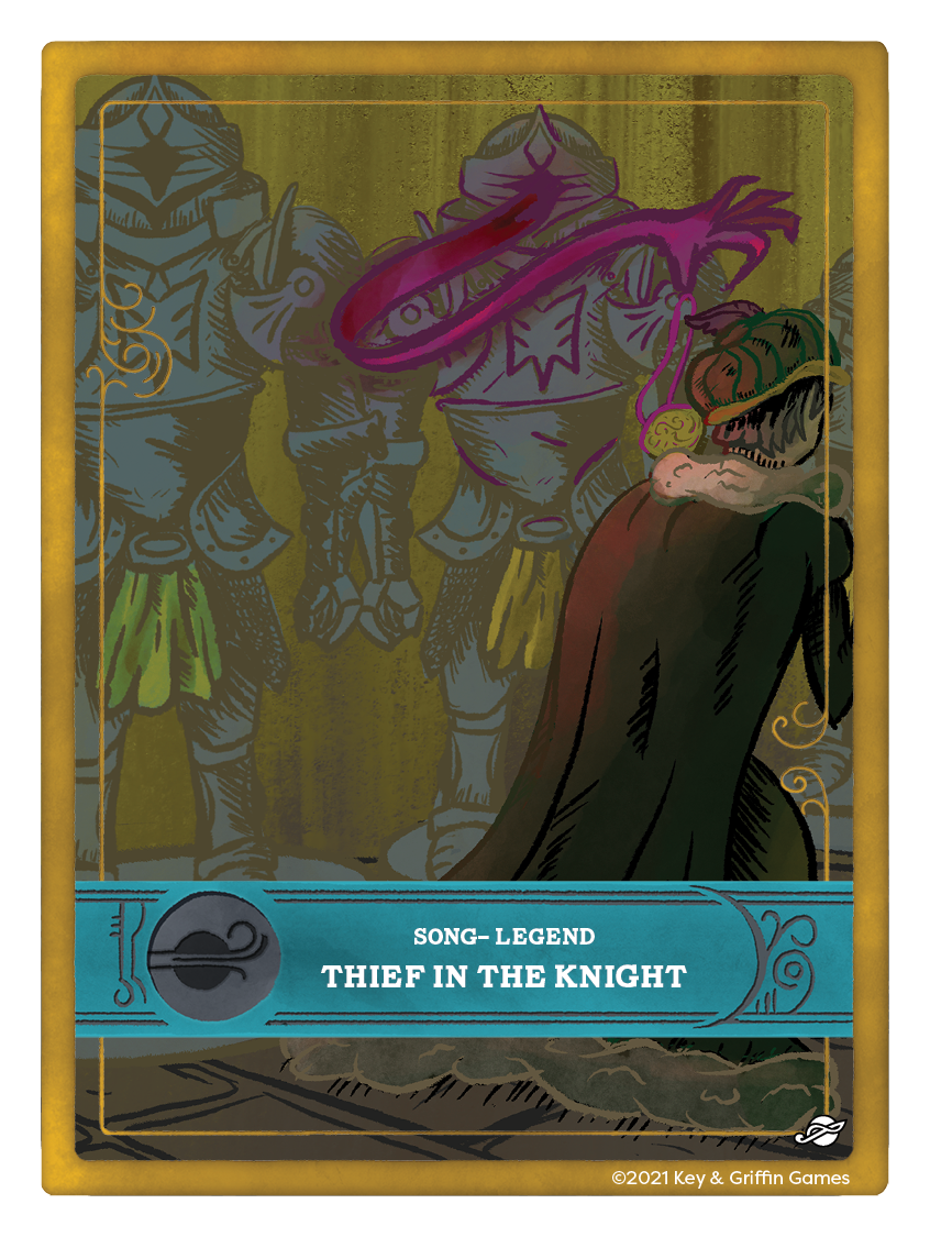 Card Bard Series 1 - Thief in the Knight NFT - Key & Griffin Games