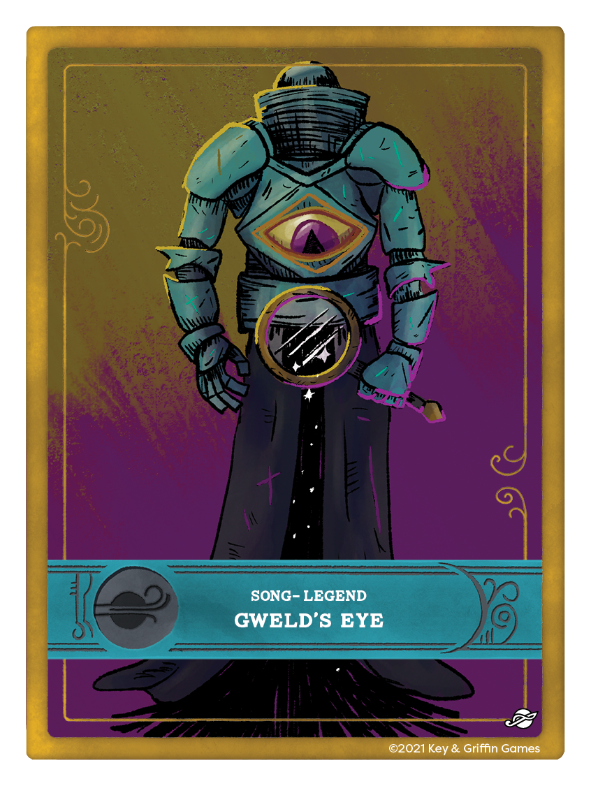Card Bard Series 1 - Gweld's Eye NFT - Key & Griffin Games